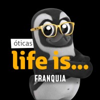 Óticas Life is - Franquia Logo