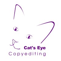 Cats Eye Copyediting: Sheryl Rapée-Adams Copyediting, LLC Logo