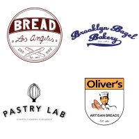 Bread Los Angeles, Brooklyn Bagel Bakery, Pastry Lab, Olivers Artisan Breads Logo