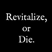 Revitalize, or Die. Logo