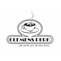 Clemens Perk Coffee Shop Logo