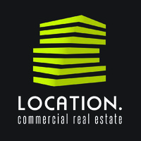 LOCATION. Commercial Real Estate Logo