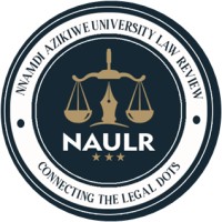 Nnamdi Azikiwe University Law Review Logo