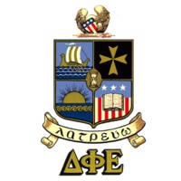 Delta Phi Epsilon Foreign Service Fraternity, Gamma Chapter Logo