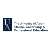 Online, Continuing & Professional Education, The University of Akron Logo