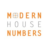 Modern House Numbers Logo