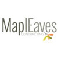MaplEaves Contracting + Gutters Logo