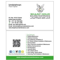 Sharp Hour Building Maintenance Logo