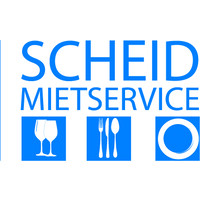 SCHEID MIETSERVICE I Mietgeschirr & Mietmöbel für Messe, Kongress, Event Logo