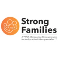 Strong Families, Powered by YWCA Metropolitan Chicago Logo