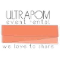 Ultrapom Event Rental Logo