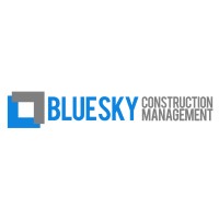 Blue Sky Construction Management Logo