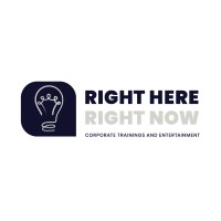 Right Here Right Now - Corporate Trainings and Entertainment Logo