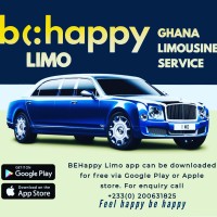 BeHappy Limo LTD Ghana limousine service Logo