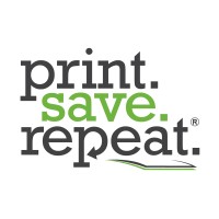 Print.Save.Repeat. Logo