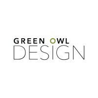Green Owl Design Logo