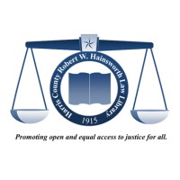 Harris County Robert W. Hainsworth Law Library Logo