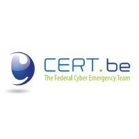 CERT.be an operational department of the Centre for Cybersecurity Belgium Logo