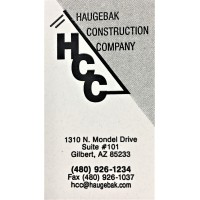 Haugebak Construction Company, Inc. Logo