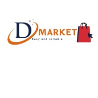 D Market Supermarket & Online Shopping Logo
