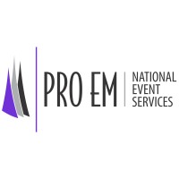 PRO EM National Event Services Logo