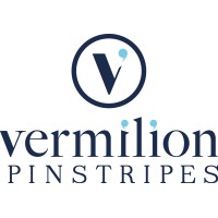 Vermilion Pinstripes - Sales Marketing Communications Logo
