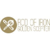 Rod of Iron Golden Scepter Arts & Design LLC Logo