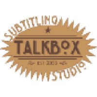 Talkbox Subtitling Studio Logo