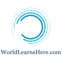 WORLD LEARNS HERE Logo