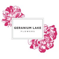 Geranium Lake Flowers Logo