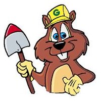 Groundhog Landscaping Logo