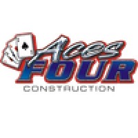 Aces Four Construction Logo