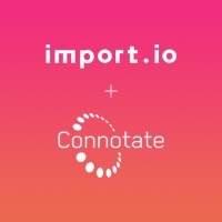 Connotate is now part of Import.io Logo