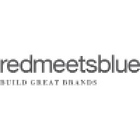 Red Meets Blue Branding Logo