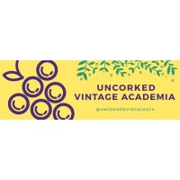 Uncorked Vintage Academia Logo