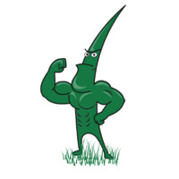 Mighty Green Lawn Care Logo