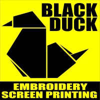 Black Duck Embroidery and Screen Printing Logo