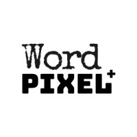 Word and Pixel Logo