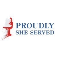 Proudly She Served Portrait Series Logo