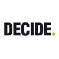 DECIDE. formerly tdg The Design Group Logo