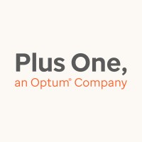 Plus One an Optum Company Logo