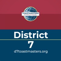 District 7 Toastmasters Logo