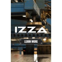 Izza Manufacturing and Coatings Logo