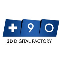 +90 3D Digital Factory Logo