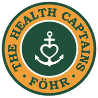 THE HEALTH CAPTAINS CLUB Islandchapter FÖHR-AMRUM-SYLT Logo
