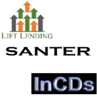 Lift Lending / Santer / InCDs Logo