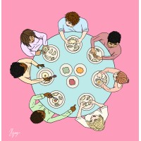 Miss Lippes Dumpling Party Logo