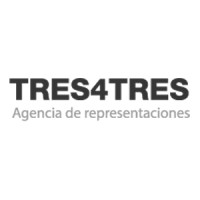 Tres4Tres, representación firmas de MOBILIARIO e ILUMINACION. Logo
