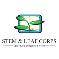 The STEM & Leaf Corps Logo