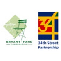 Bryant Park Corporation / 34th Street Partnership Logo